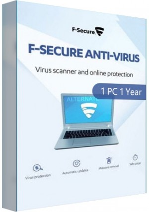 F-Secure AntiVirus /1 PC  (1 Year)