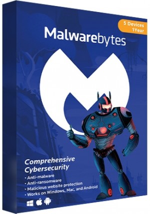 Malwarebytes Premium - 5 Devices/1 Year(EU)