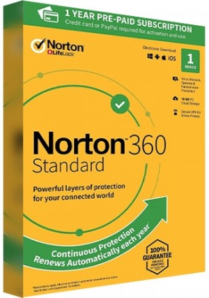 Norton 360 - 1 Device/1 Year 10GB Cloud Storage