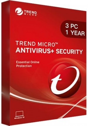 Trend Micro Antivirus + Security / 3 PCs (1 Year)